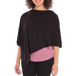 Secret Treasures Maternity Nursing Wrap Black Women's Size XL-3XL (16-22)